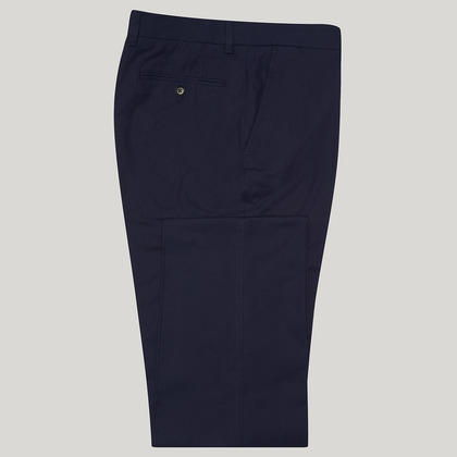 Navy Mix and Match Cotton Trouser