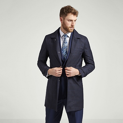 Navy Trench Coat
