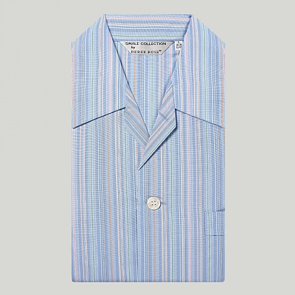 Blue Multi Stripe Pyjamas