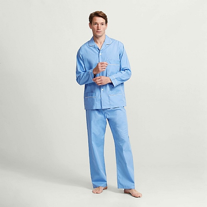 Pacific Blue Cotton Pyjama