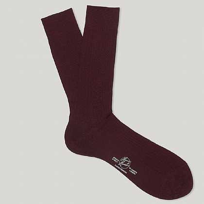Wine Short Cotton Socks