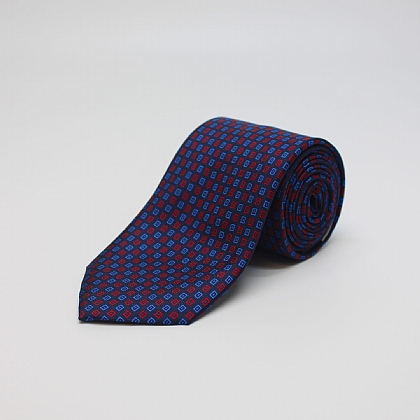 Midnight blue B-logo silk tie set