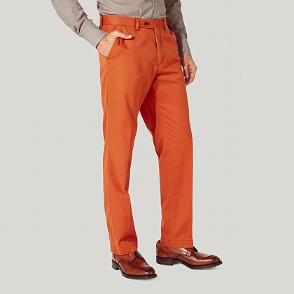 Orange 100% Cotton Trousers
