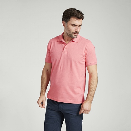 Coral Short Sleeve Cotton Polo