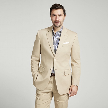 Beige Cotton Jacket
