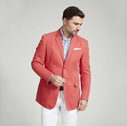 Coral Casual Cotton Jacket